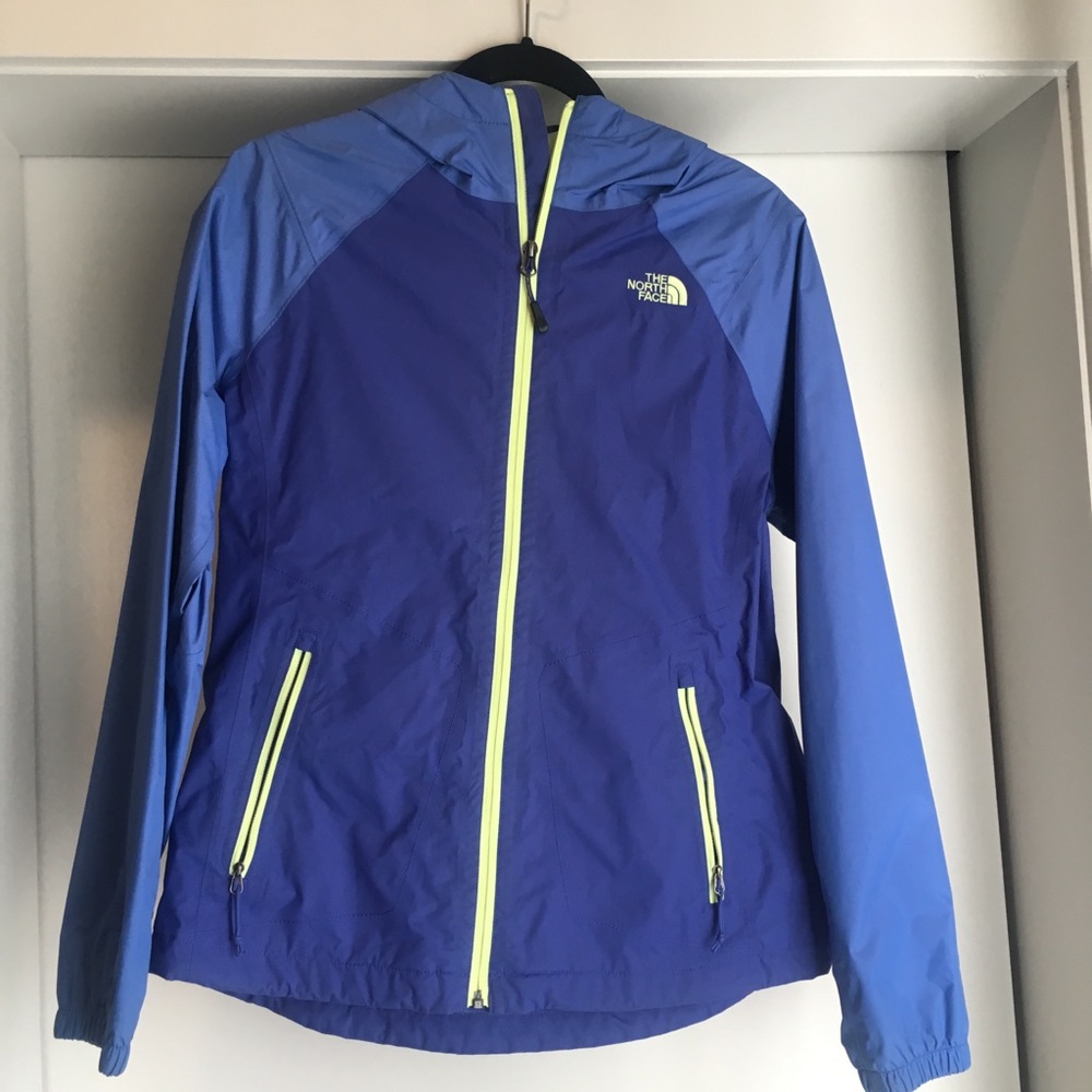 Blue North Face Rain Jacket